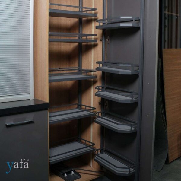 Yafa kitchen pantry units with baby latch for child safety cabinet lock