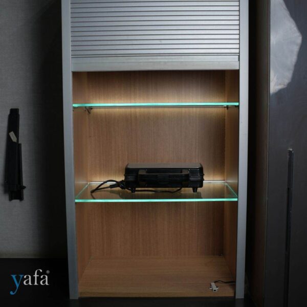 Yafa rolling shutters with baby latch for child safety cabinet lock