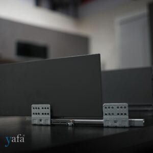 Yafa Vento drawer systems with baby latch for child safety cabinet lock